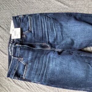 American Eagle Outfitters Womens Dark Blue Jeans